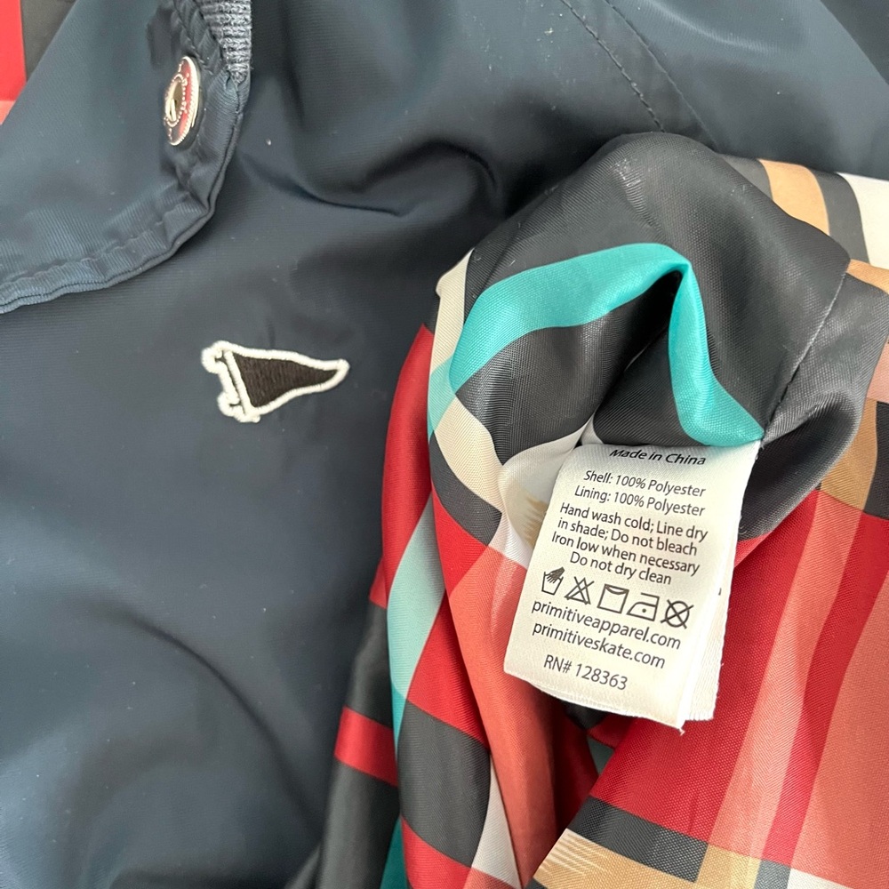 Primitive Skateboarding Buttoned Lightweight Jack… - image 4